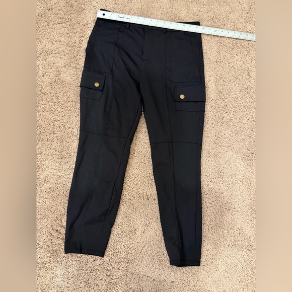 LP large petite Halara DayStretch High Waisted Skinny Cargo Pants black stretchy - Picture 17 of 17